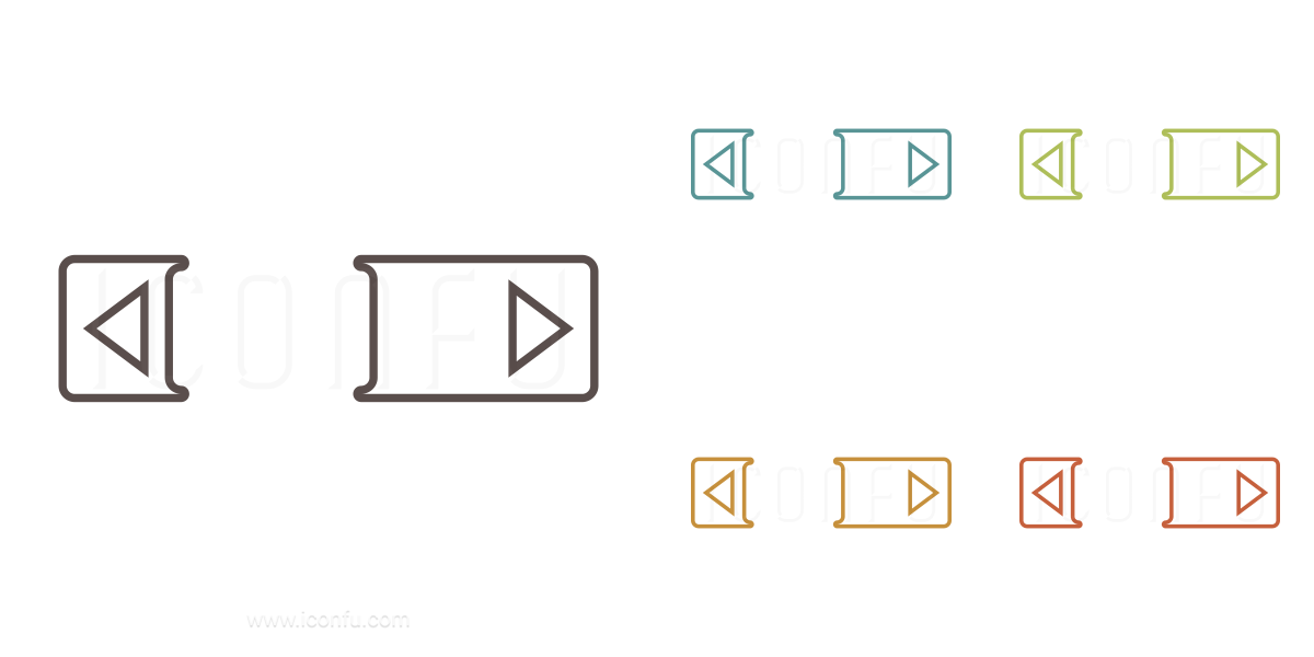 1200x600 Scroll Bar Horizontal Icon