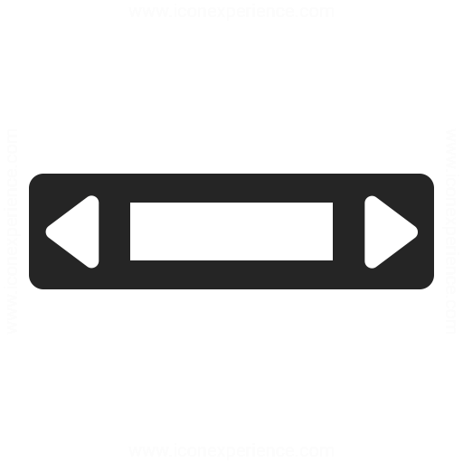 512x512 Scroll Bar Horizontal Icon Iconexperience