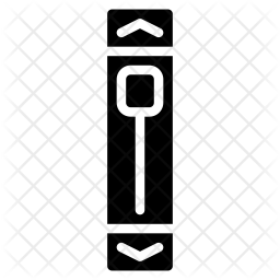 256x256 Scroll Bar Icon Of Glyph Style