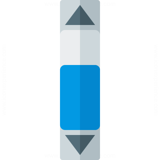 512x512 Iconexperience G Collection Scroll Bar Vertical Icon