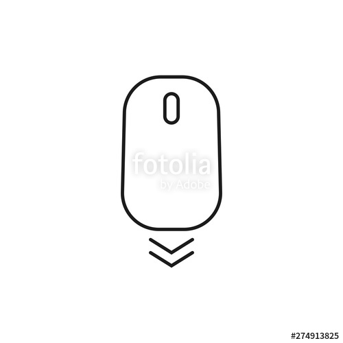 Scroll Down Icon Scrolling Mouse Symbol For Web Design Isolated 500x500 Scroll Down Icon Scrolling Mouse Symbol For Web Design Isolated