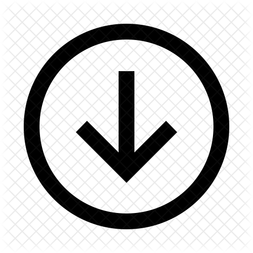 Down Arrow Icon Of Line Style 512x512 Down Arrow Icon Of Line Style