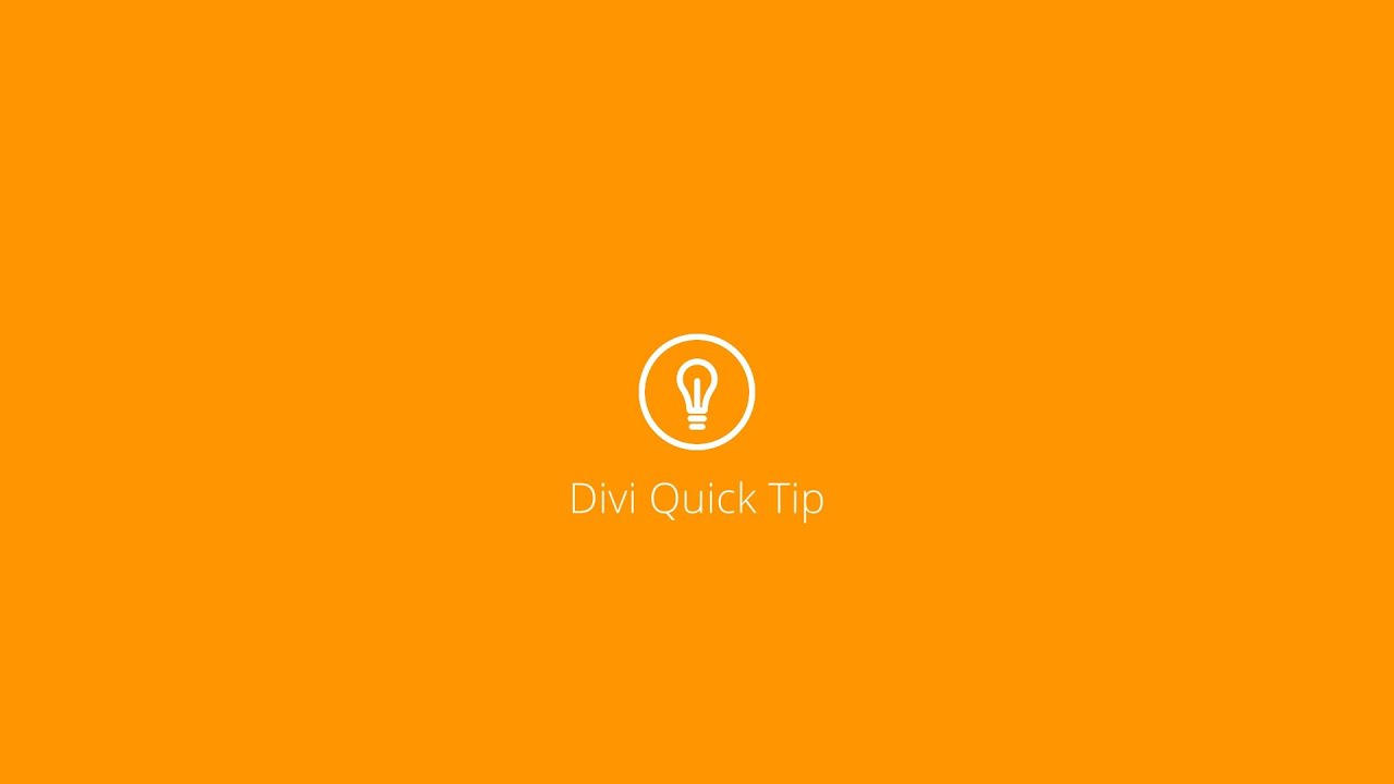 1280x720 Divi Quick Tip How To Create A Bouncing Scroll Down Arrow