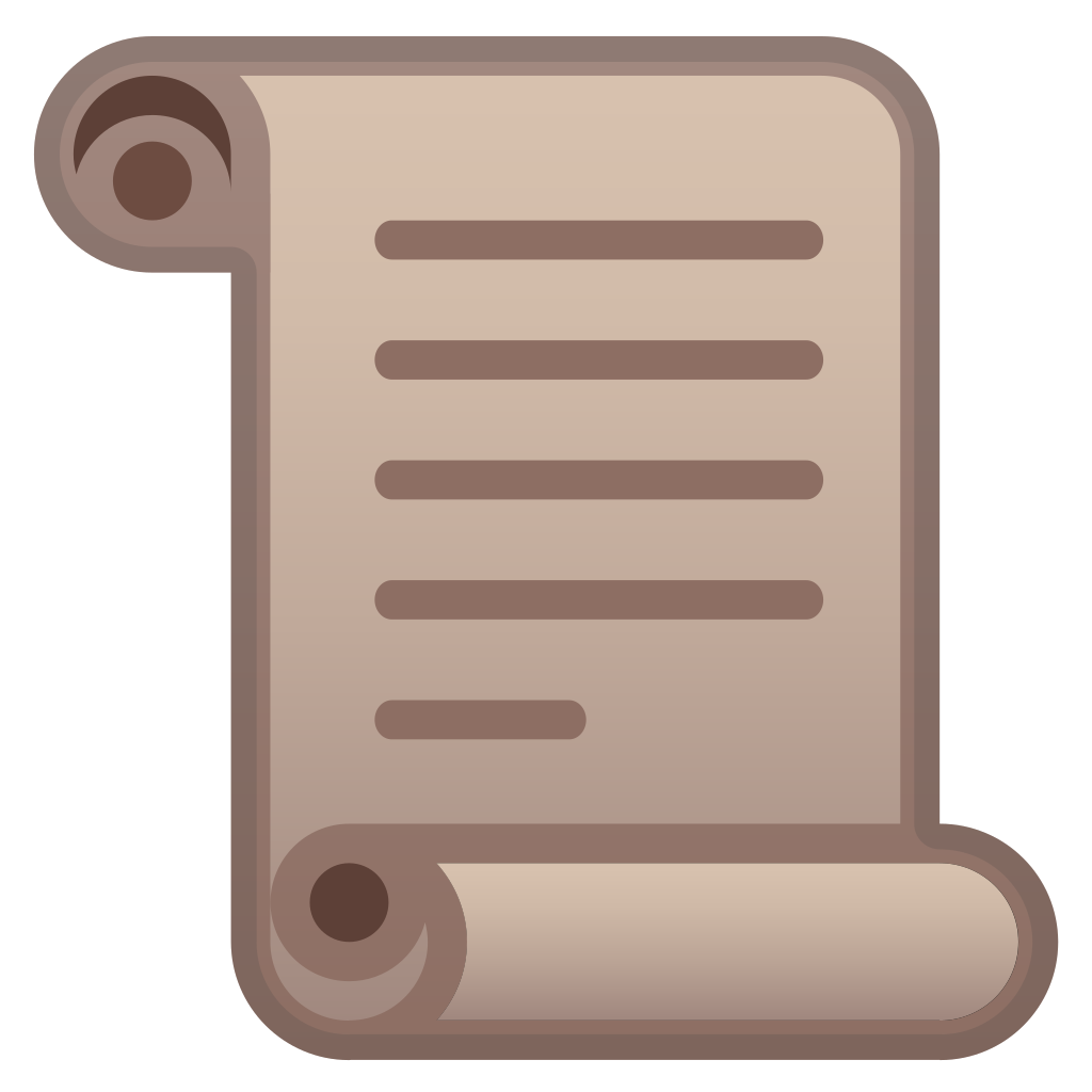 Scroll Icon Noto Emoji Objects Iconset Google 1024x1024 Scroll Icon Noto Emoji Objects Iconset Google