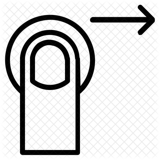 512x512 Scroll Right Up Icon Of Line Style