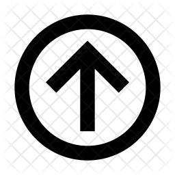 256x256 Scroll Up Icon Of Line Style