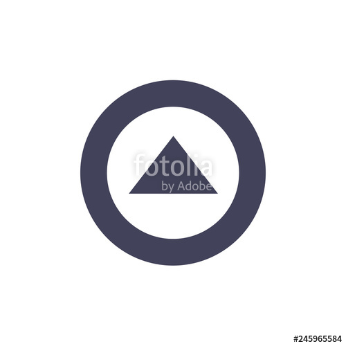 500x500 Swipe Up Vector Icon In Circle Isolated On Background For Web, Ui