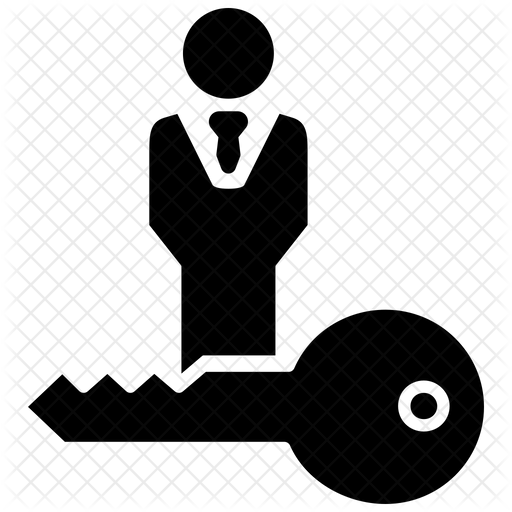 512x512 Key Player Icon Of Glyph Style