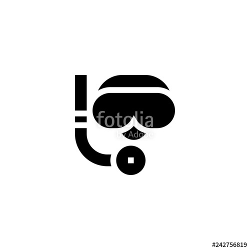 500x500 Scuba Diving Icon Vector Scuba Diving Vector Graphic Illustration