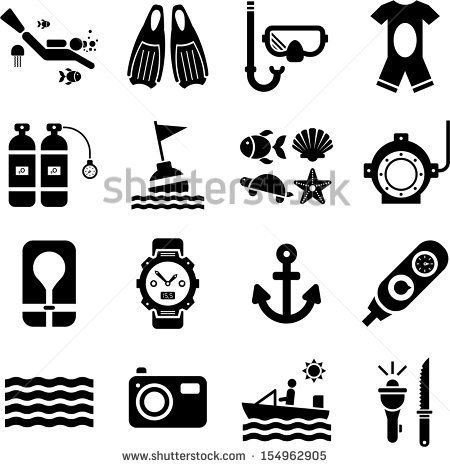 450x467 Diving Icons