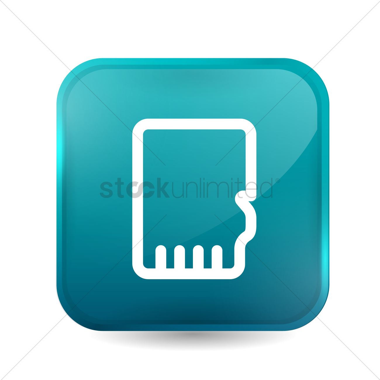 1300x1300 Sd Card Icon Vector Image