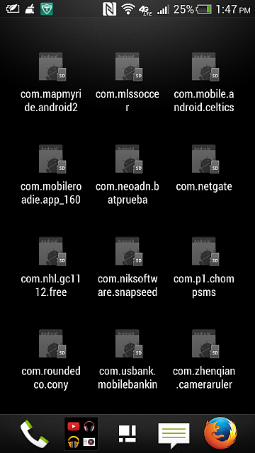 360x640 Grey Android Icons With Sd Card Overlaid