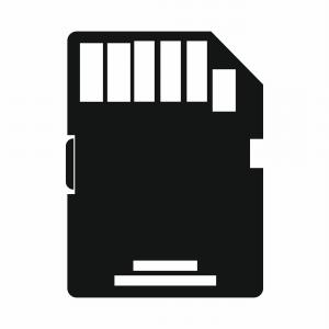 300x300 Sd Memory Card Icon Simple Style Vector Soidergi