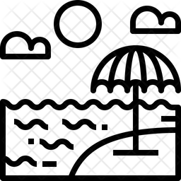 256x256 Sea Icon Of Line Style