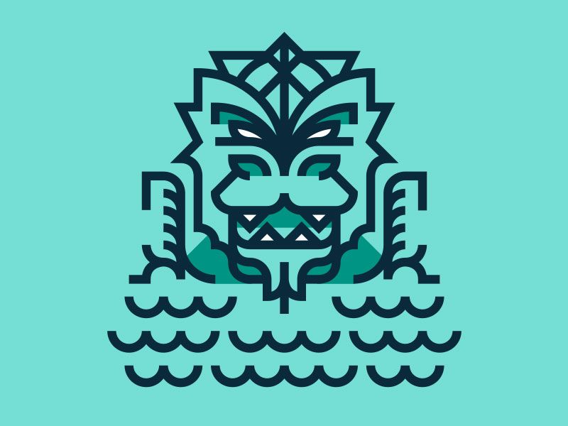 800x600 Sea Monster Flat Illustrations Vector Art Sea Monsters