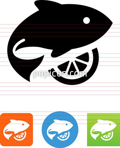 400x491 Vector Seafood Icon