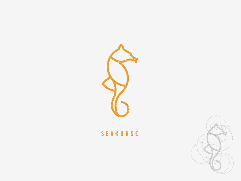 800x600 Seahorse Logo Icon
