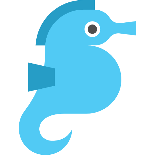 512x512 Seahorse Icon Sea Life Collection Freepik