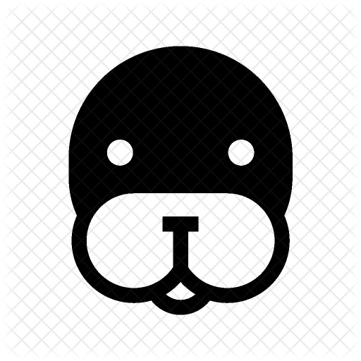 512x512 Seal Icon Of Glyph Style