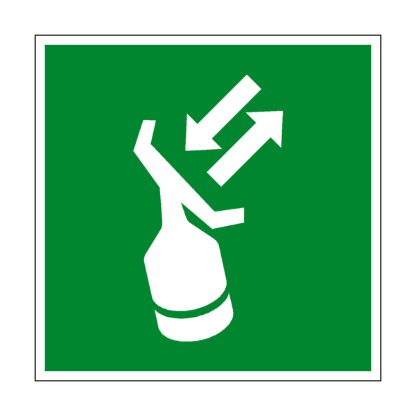 600x600 Search And Rescue Transponder Symbol Sign Pvc Safety Signs