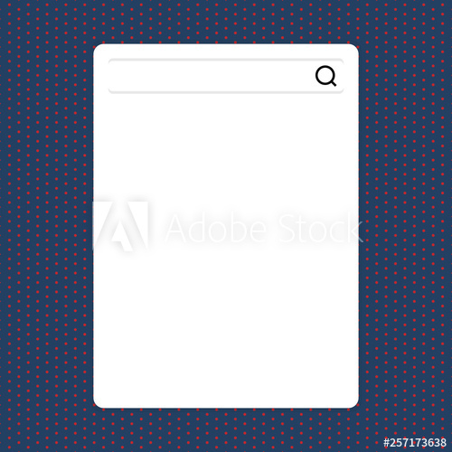 500x500 Search Bar With Magnifying Glass Icon Photo On Blank Vertical