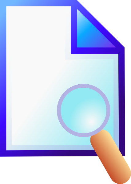 426x600 Search Document Clip Art