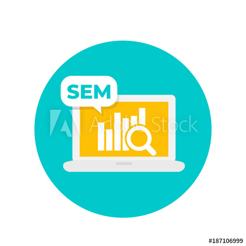 500x500 Sem, Search Engine Marketing Icon