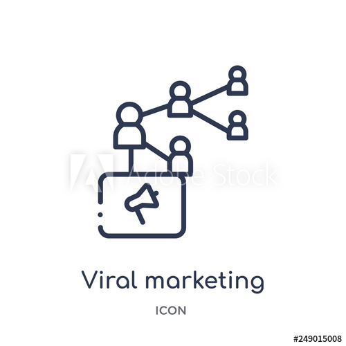 500x500 Viral Marketing Icon From Search Engine Optimization Outline