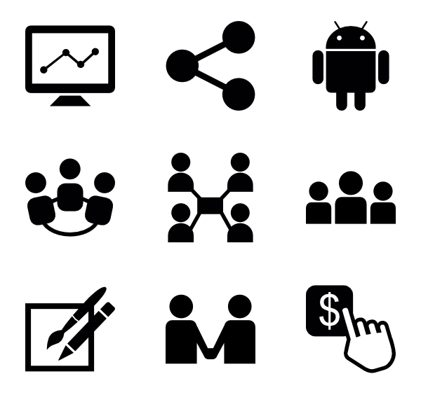 600x564 Search Engine Optimization Icons