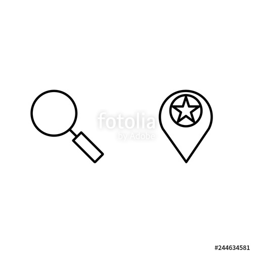 500x500 Set Of Vector Seo Search Engine Optimization Icons Stock Image