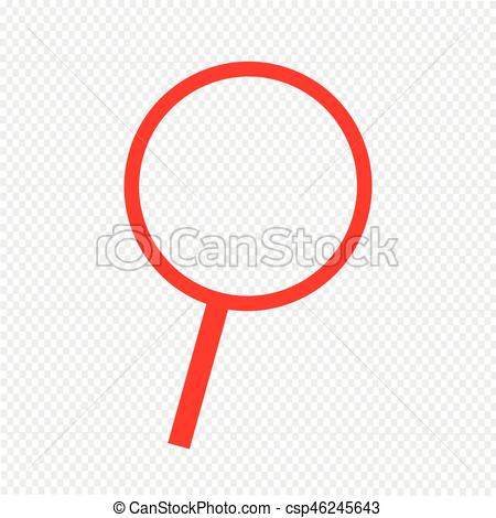 450x470 Search Icon Vector Illustration