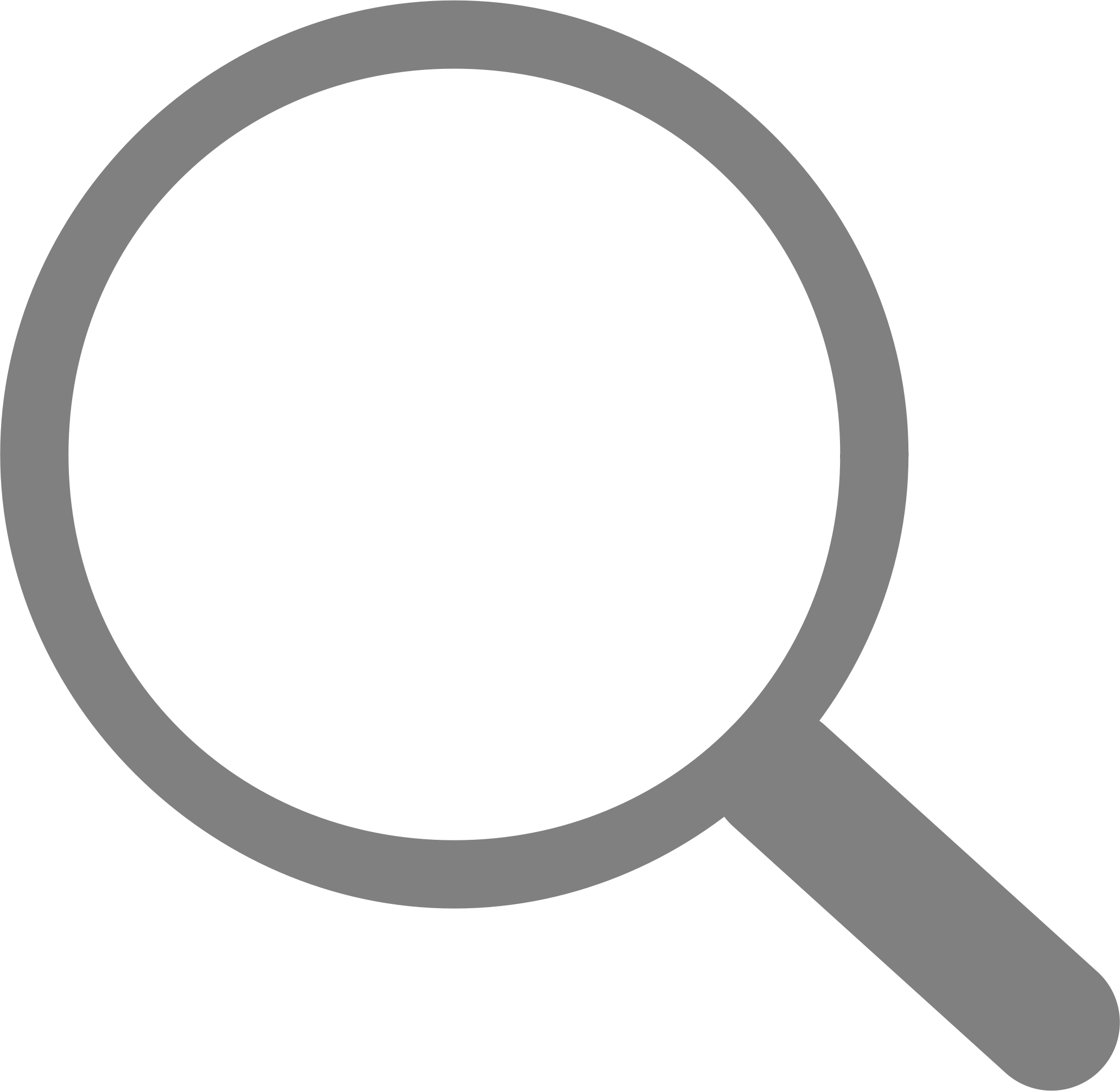 2064x2011 Simple Grey Search Icon Transparent Png