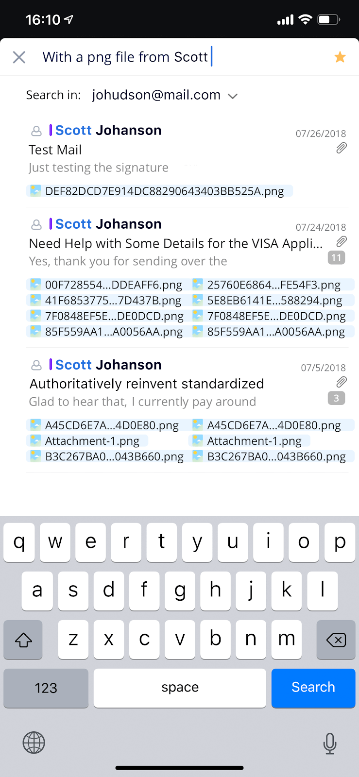 739x1600 How To Search An Email On Iphone Or Ipad Spark Mail App
