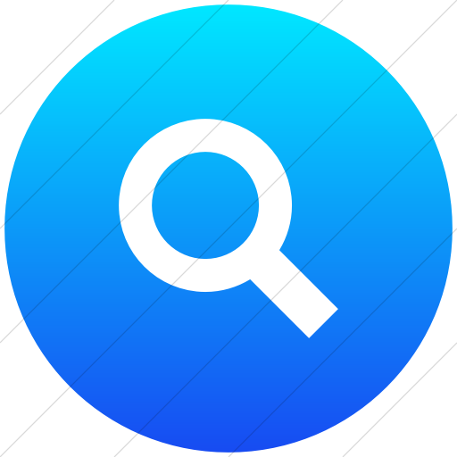 512x512 Iconsetc Flat Circle White On Ios Blue Gradient Raphael Search Icon