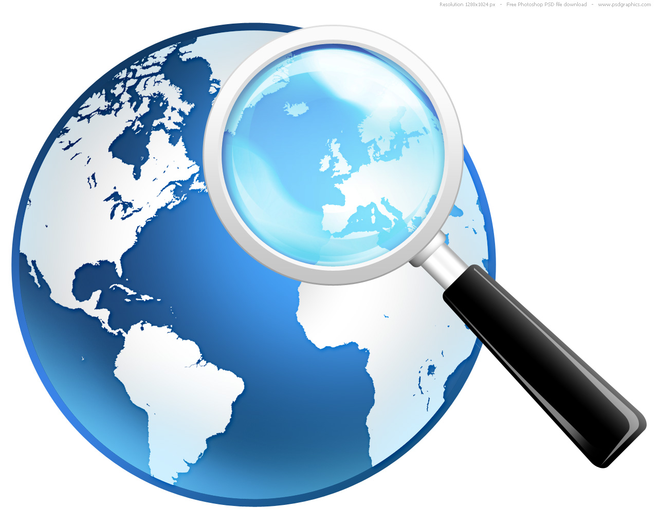 1280x1024 Global Search Icon, Globe And Magnifier Psdgraphics