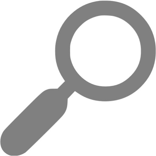 512x512 Gray Search Icon
