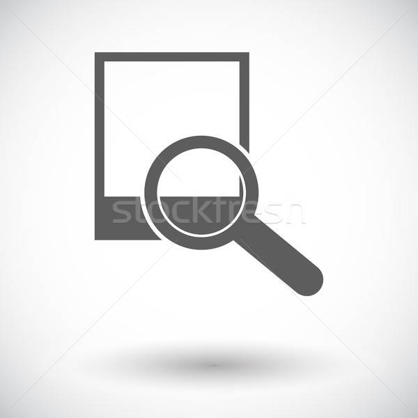 600x600 Photo Search Icon Vector Illustration Oleksii Afanasiev
