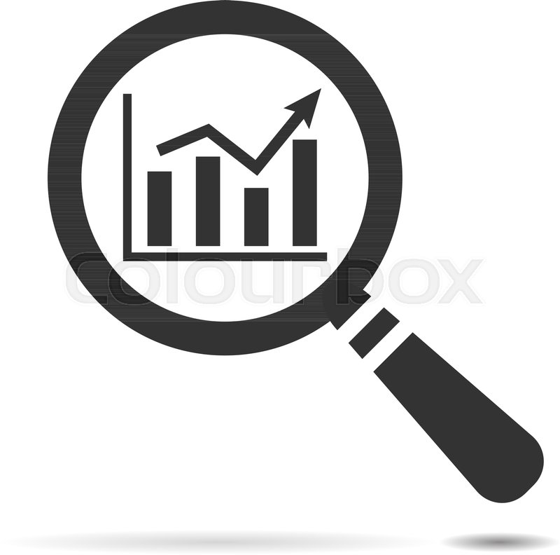 800x792 Search Graph Icon Flat, Search Icon Stock Vector Colourbox