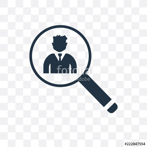 500x500 Search Icon Isolated On Transparent Background Simple