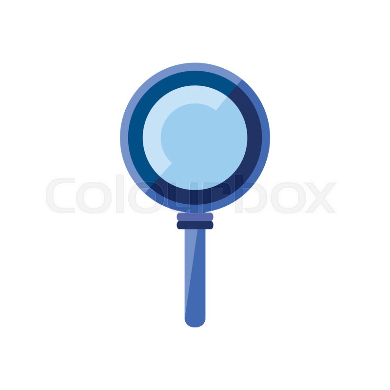 800x800 Search Magnifying Glass Icon Vector Stock Vector Colourbox