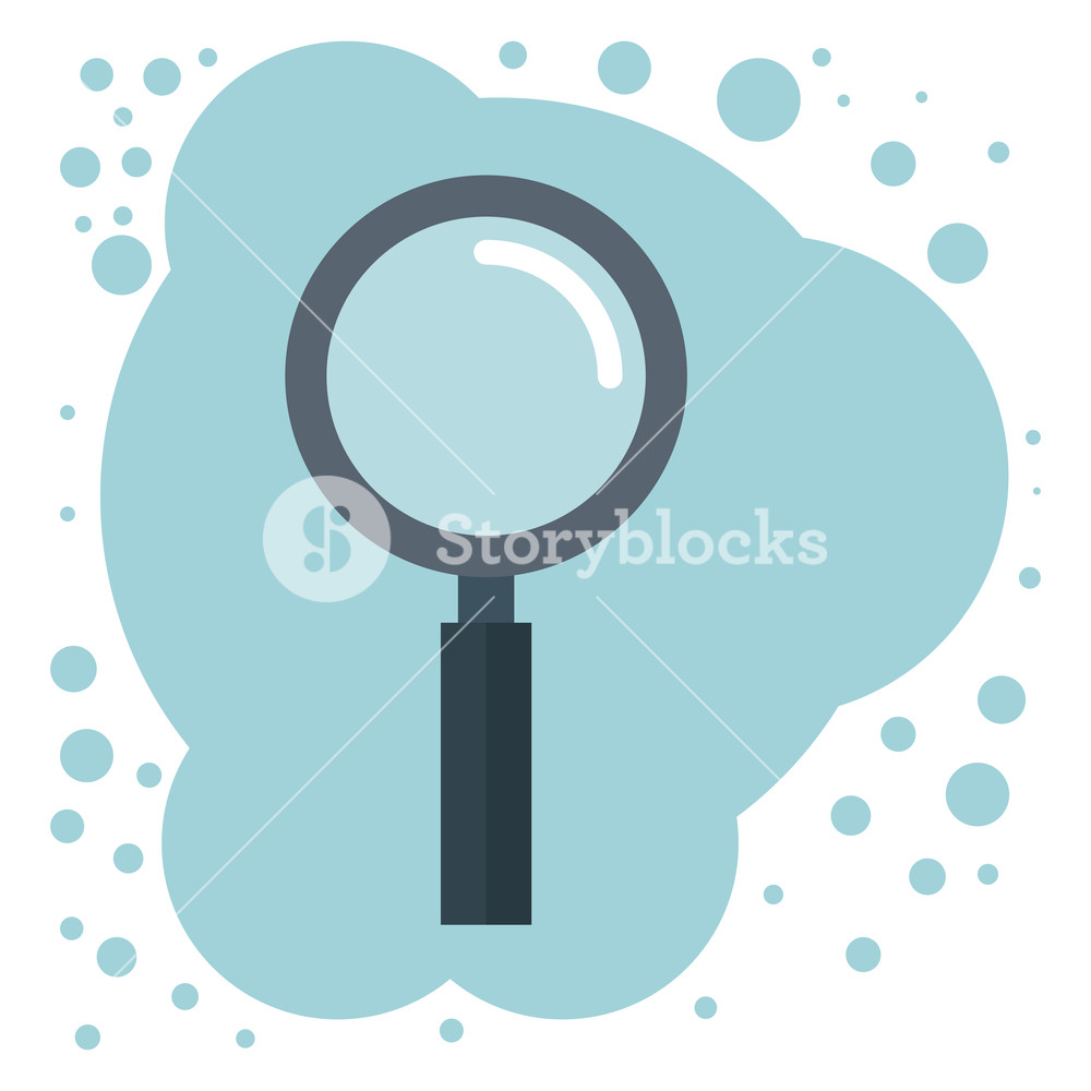 1000x1000 Search Magnifying Glass Icon Vector Illustration Design Royalty