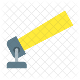 256x256 Searchlight Icon Of Flat Style