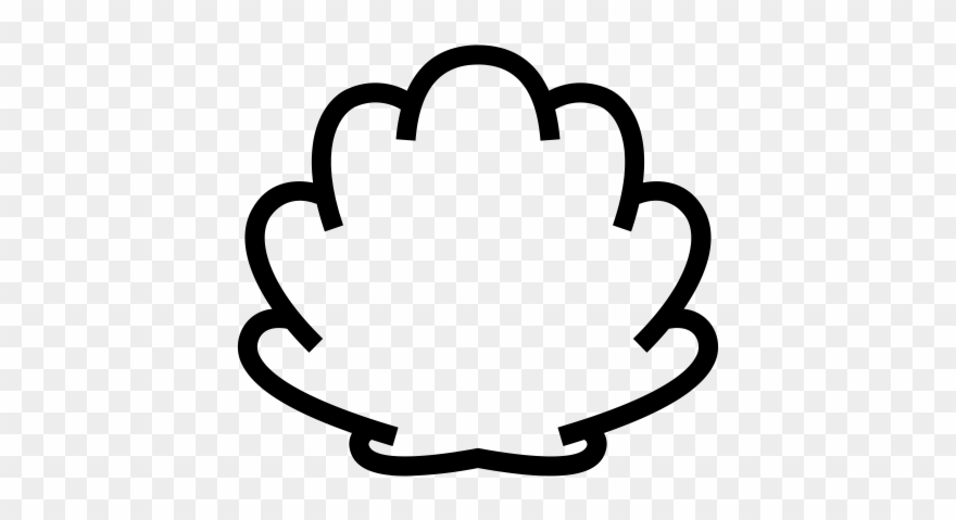 880x479 Seashell Rubber Stamp