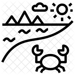 256x256 Low Season Icon Of Line Style