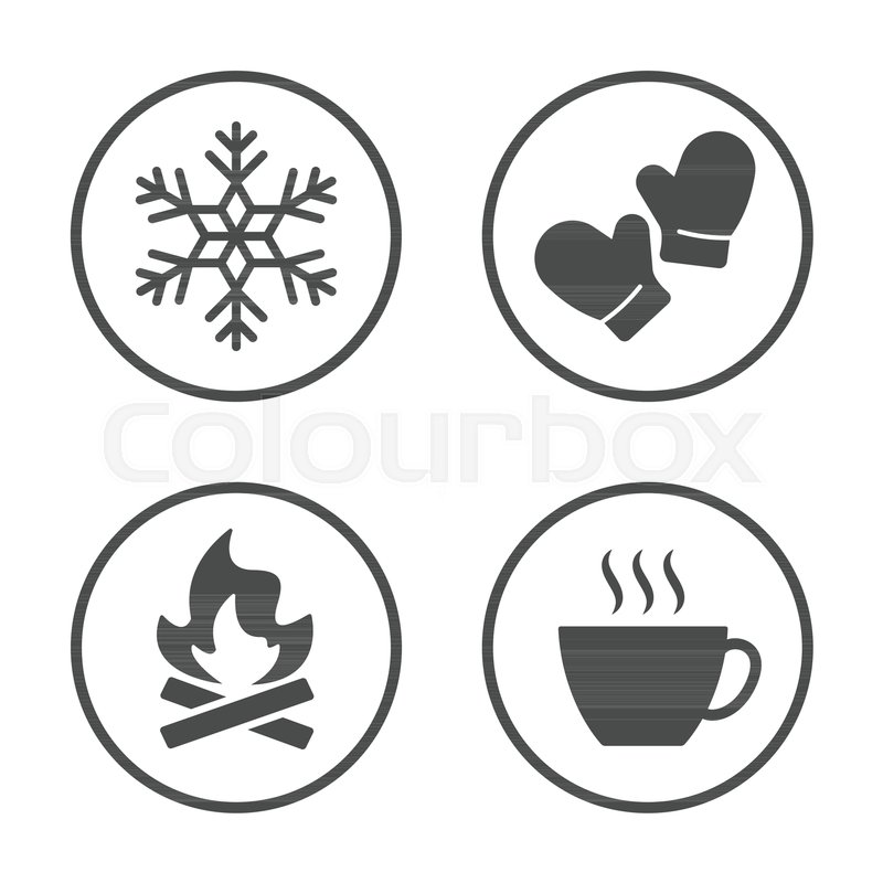 800x800 Winter Season Icon Vector Design Stock Vector Colourbox