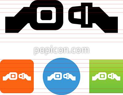 400x311 Seat Belt Icon