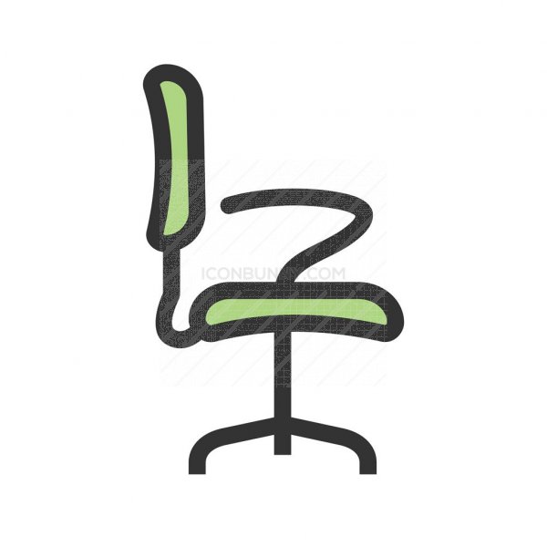 600x600 Office Chair Ii Line Filled Icon