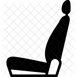 256x256 Seat Icon Of Glyph Style