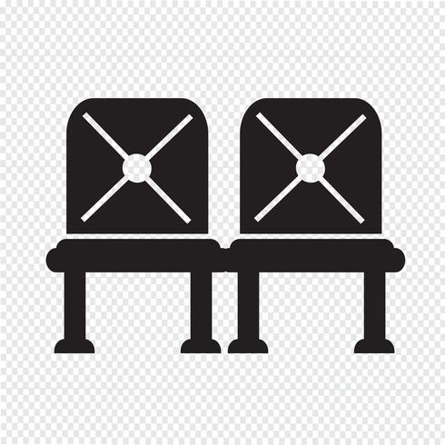 490x490 Waiting Sign Airport Seat Icon