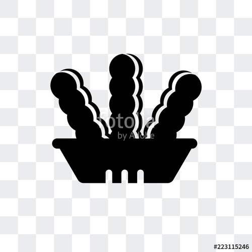 500x500 Seaweed Icon Isolated On Transparent Background Modern